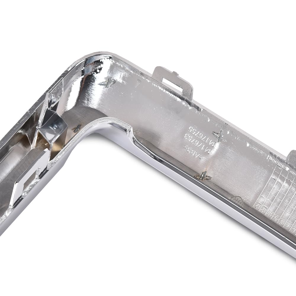G-PLUS Front Fog Light Outer Bezel Cover Chrome Set Compatible with GMC Sierra 2019 2020 2021 Denali SLT AT4 84176753 84176752 Left&Right