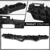 G-PLUS Rear Passenger Side Bumper Retainer Bracket Compatible with Toyota RAV4 2016-2018 521550R050, TO1143121