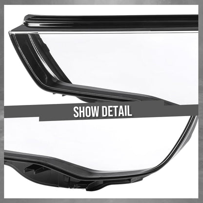 G-PLUS Headlight Lens Cover Compatible with Audi A3 2013-2016 8V0941003 Left Side Front Headlamp Lens Cover Clear