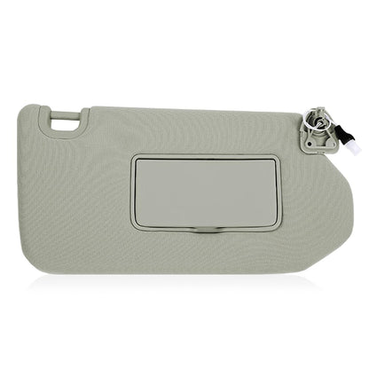 G-PLUS Gray Right Side Sun Visor with with Lights and Mirror Compatible with 2013-2018 Nissan Pathfinder (Platinum, SL, SV)/ 2014-2017 Infiniti QX60 96400-9PB0A