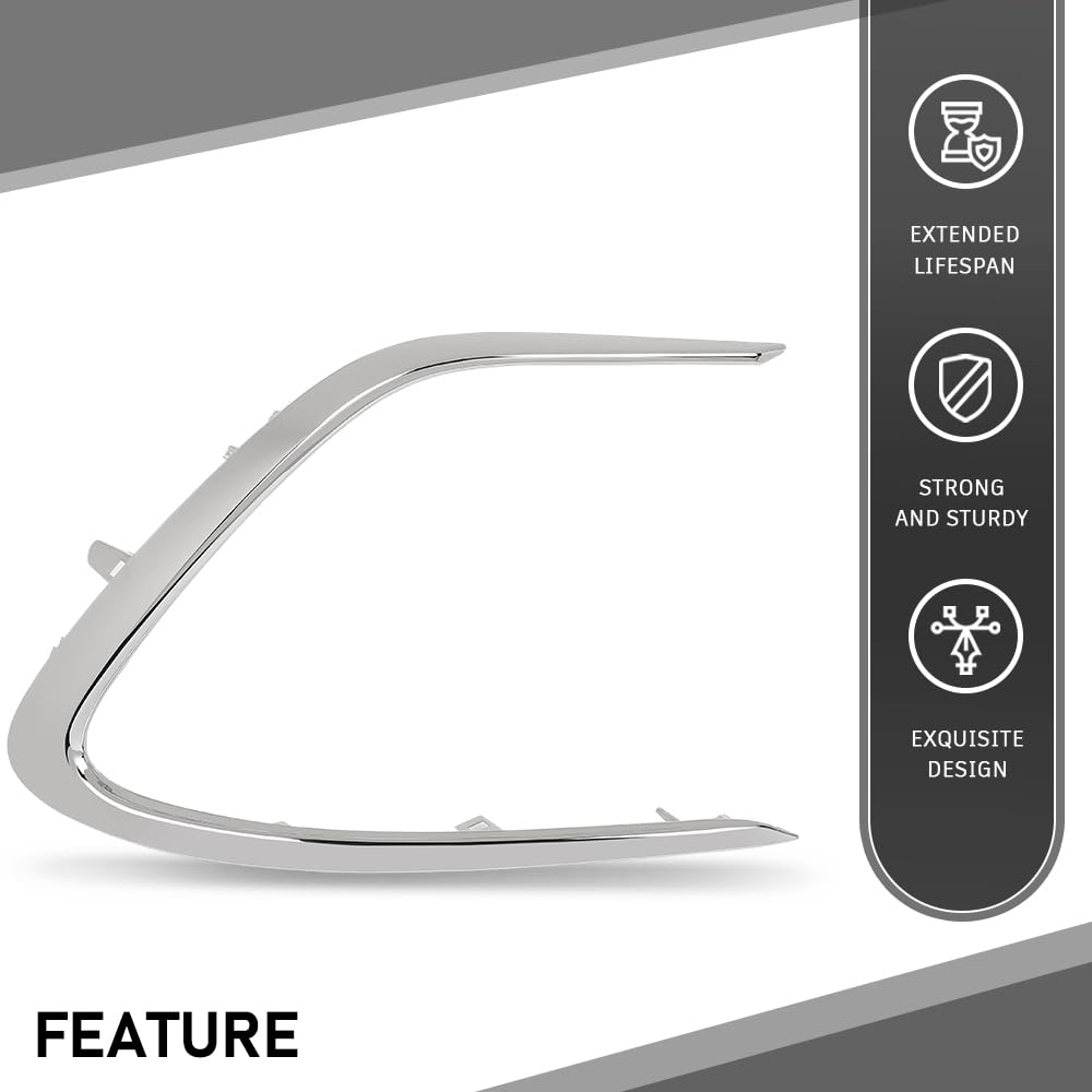 G-PLUS Front Right Bumper Grille Grill Strip Trim, Compatible with Toyota Camry LE XLE 2021-2023, Passenger Side, 5271206120