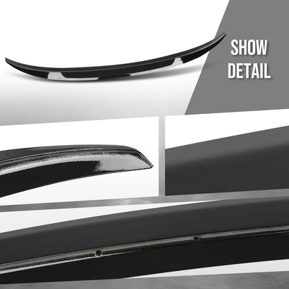 G-PLUS Rear Trunk Spoiler Wing Compatible with BMW 4 Series F32 Coupe 2014 2015 2016 2017 2018 2019 2020 Gloss Black