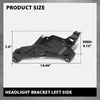 G-PLUS Front Left Headlight Bracket Compatible with Audi Q5 2.0T 2013-2016/3.0L V6 Diesel Turbocharged 2014-2016/3.0L V6 Supercharged 2013-2017, Fit SQ5 3.0L 2014-2017, Headlamp Support Driver Side