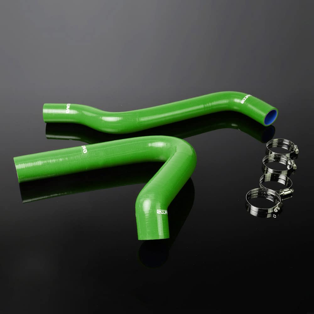 G-PLUS Silicone Radiator Coolant Hose Kit Clamps Fit Compatible With 1967-1972 Chevy C/K Series C10 Pickup Blue