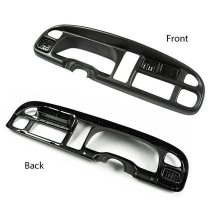 G-PLUS Dash Board Bezel Cover Instrument W/Vents Compatible with 1998-2001 Dodge Ram 1500 Truck/1998-2002 Dodge Ram 2500 3500 Truck 5GK51DX9AA, 5EU11DX9AB