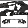 G-PLUS 1PC Front Upper Bumper Cover Compatible with Jeep Renegade Non Trailhawk 2019 2020 2021 2022, 6VM44TZZAA, CH1014136, Black