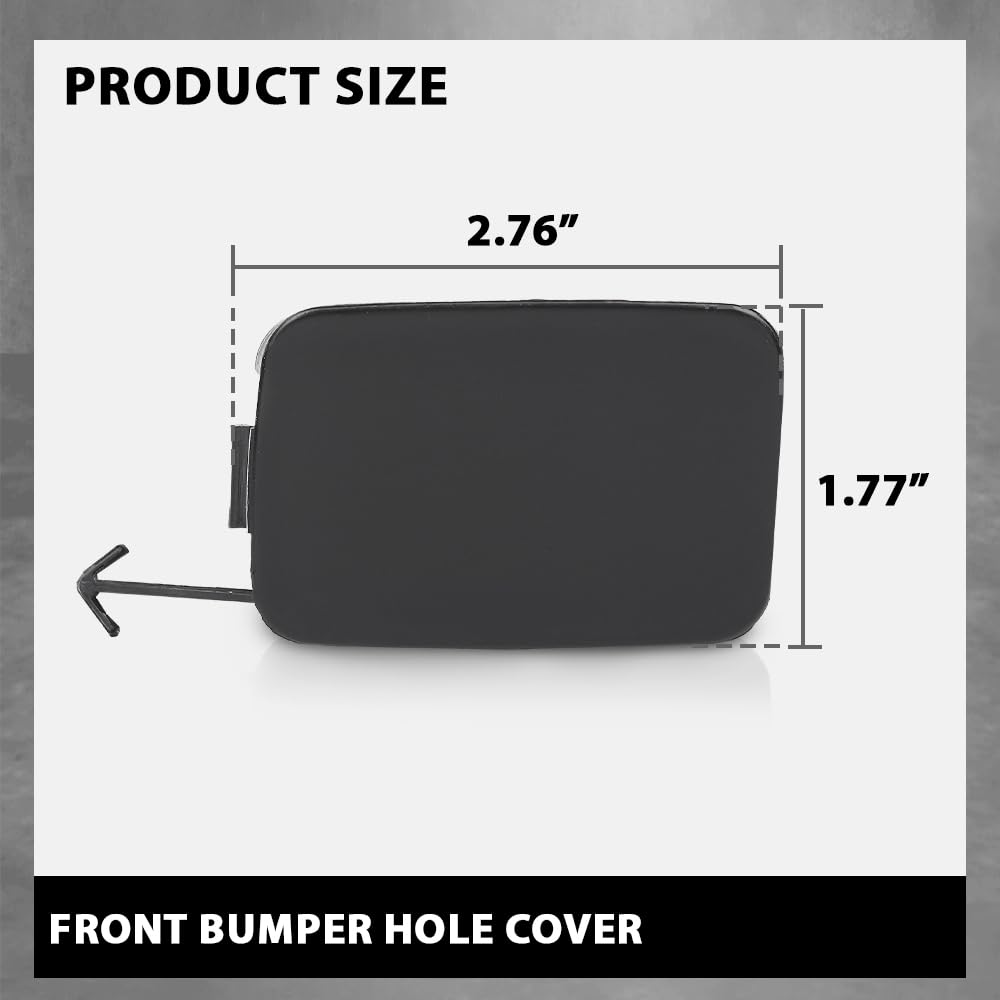 G-PLUS Front Bumper Hole Cover Bumper Tow Hook Eye Cap Left Right Compatible with Lexus RX350 RX450h Base Sport Utility 4-Door 3.5L V6 2010-2012 521280E913