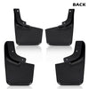 G-PLUS Front Rear Molded Mud Flaps Splash Guards Compatible with Ford F150 2004-2014 Wheel Fender Mudguards W/Factory Wheel Lip Moldings 6L3Z-16A550-BA