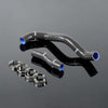 G-PLUS Silicone Radiator Coolant Hose Kit Clamps Compatible With Toyota LEXUS IS300 ALTEZZA JCE10 2JZGE 1998 1999 2000 2001 2002 2003 2004 2005 2pcs,Black