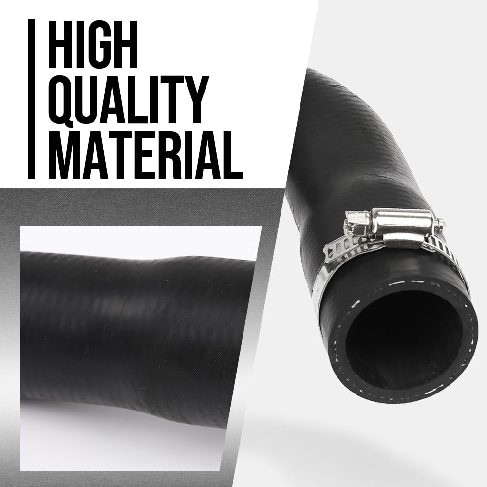G-PLUS Lower Radiator Hose Compatible with Massey Ferguson GC2300 GC2310 GC2400 GC2410 Tractors 4264879M1, 6259100M1 Black