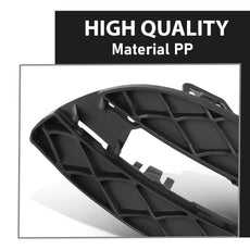 G-PLUS Fog Light Cover Bezel 2PCS for Benz C250 C300 C350 2012-2015 Bumper Grille Additional Angle