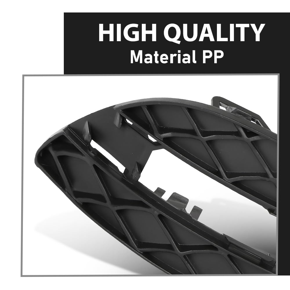G-PLUS Pair Fog Light Cover Daytime Running Light Cover, Compatible with Benz C250 C350 2012-2015/C300 2012-2014, LH Driver & RH Right 2PCS, 2048803224, 2048803324