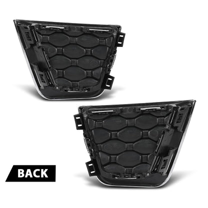 G-PLUS Pair Front Fog Light Covers, Compatible with Jeep Renegade 2019-2023, LH Driver & RH Right 2PCS, 6VP53LXHAA, 6VP55LXHAA