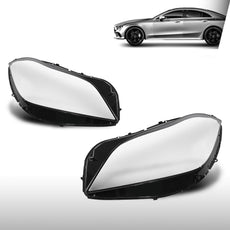 G-PLUS Headlight Lens Cover for Benz CLS-Class W218 2015-2018 Clear Product Details