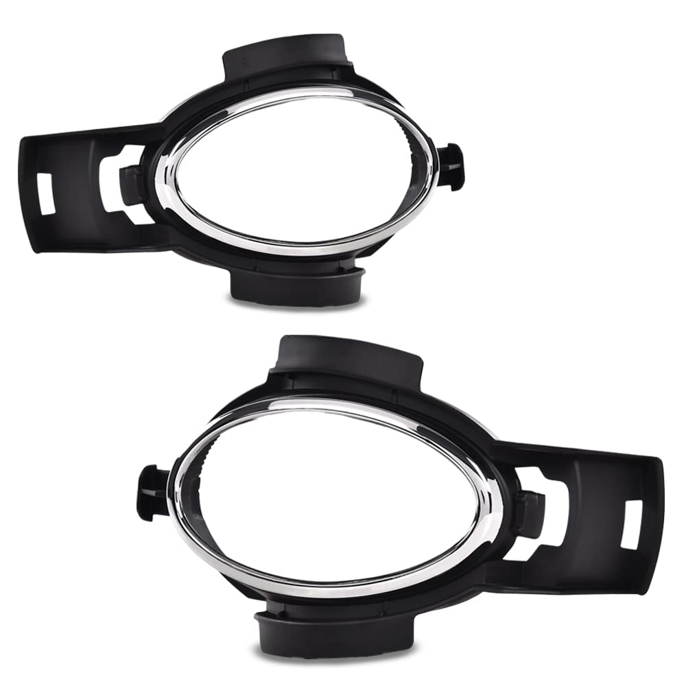 G-PLUS Foglight Bezel Cover 2pcs Compatible with 2007-2009 ES350 Left Right Fog Light Bezel Driving Lamp Trim Replacement Fog Light Lamp Cover Trim Bezel 52126-33070 52125-33070