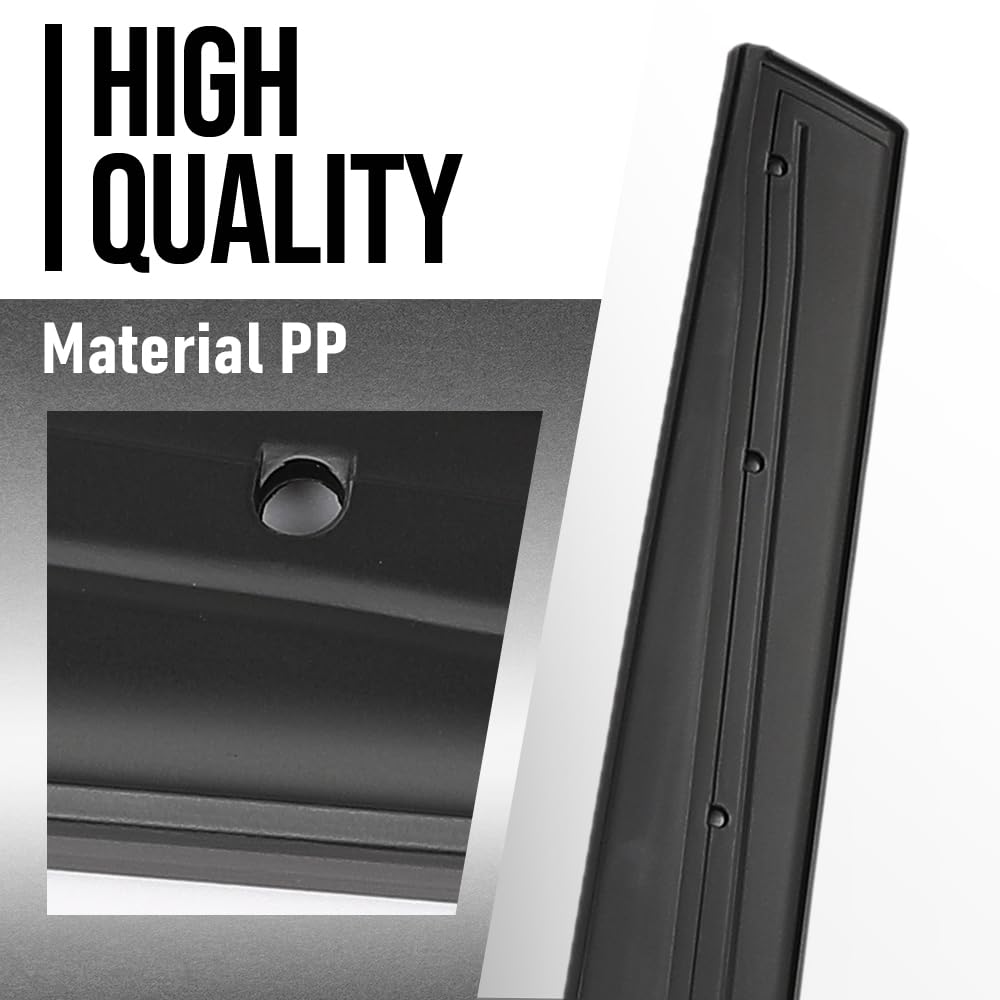 G-PLUS Door Extension Lip Compatible with BMW F32 F33 F36 4 Series M Sport Only 2014 2015 2016 2017 2018 2019 2020 Black