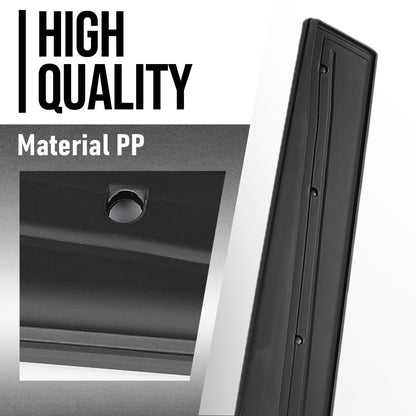 G-PLUS Door Extension Lip Compatible with BMW F32 F33 F36 4 Series M Sport Only 2014 2015 2016 2017 2018 2019 2020 Black