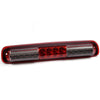 G-PLUS LED Third Brake Light Compatible With Chevy Silverado GMC Sierra 1500 2500HD 3500 1999-2006,3RD Cargo LED Tail Lamps Chrome Housing Red & Smoky Lens