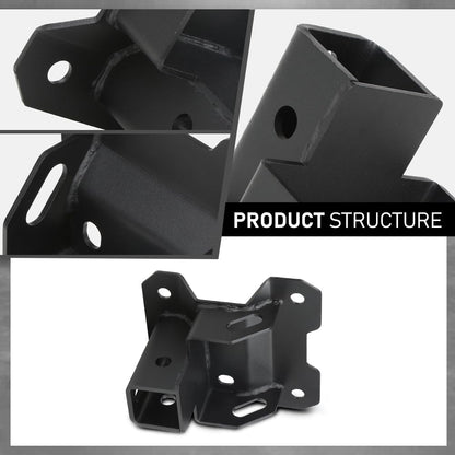 G-PLUS Rear 2" Receiver Tow Hitch Compatible with Can-Am Maverick X3 & X3 Max (Turbo) 2016-2021 Black
