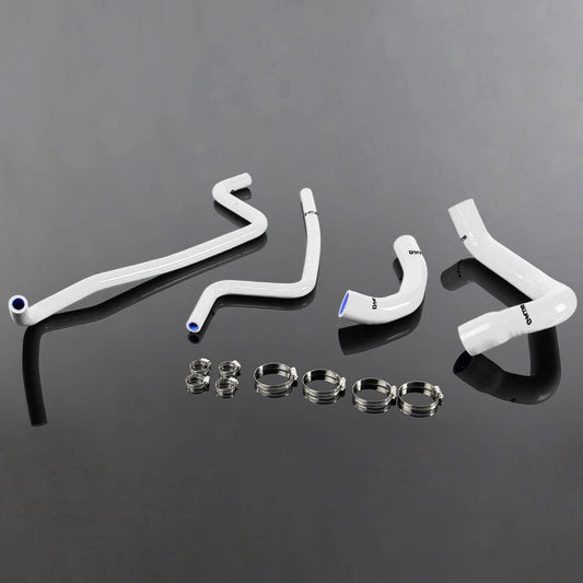 G-PLUS Silicone Radiator Hose Kit Compatible with 1997-2001 Jeep Wrangler Tj 4.0l White