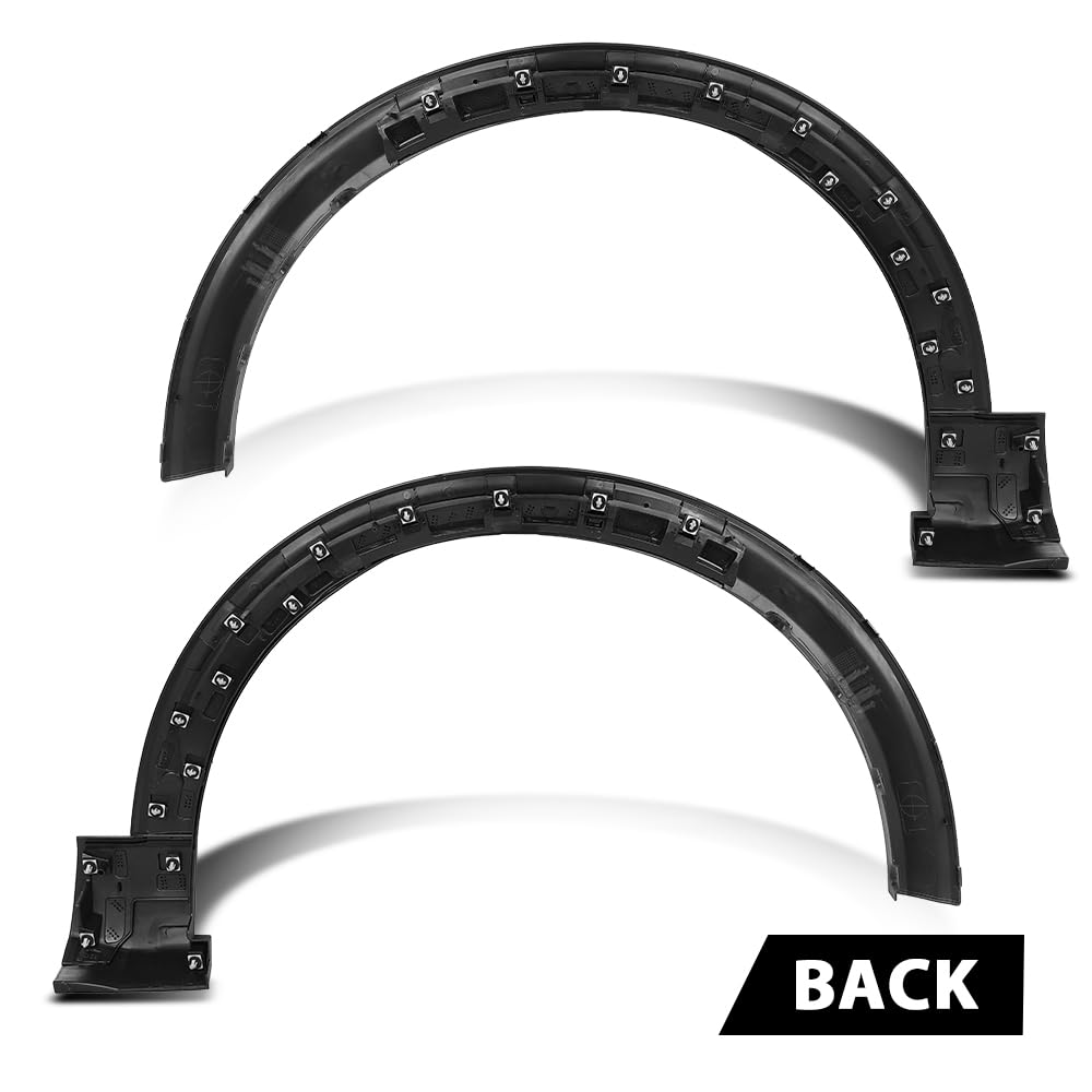 G-PLUS 2PCS Front Pair Fender Flares Compatible with Ford Explorer 2020-2024 / Police Interceptor Utility Base 2020-2023, Left & Right Wheel Trim Opening Molding, LB5Z16038AC, LB5Z16038AA