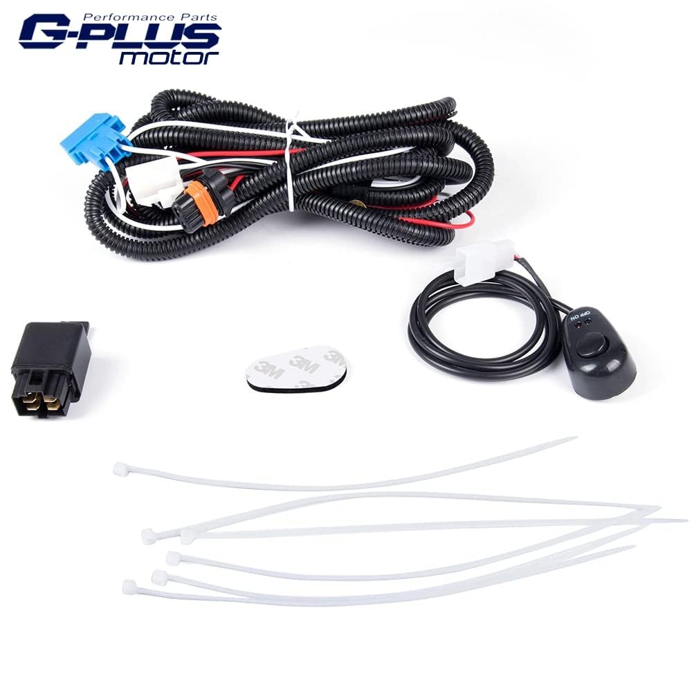 G-PLUS Bumper Fog Lights Pair Compatible With GMC Sierra 1500 2500 3500 2003-2006 Pickup Lamps Left and Right Clear