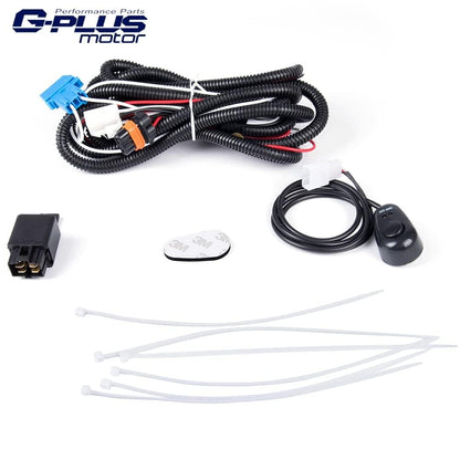 G-PLUS Bumper Fog Lights Pair Compatible With GMC Sierra 1500 2500 3500 2003-2006 Pickup Lamps Left and Right Clear