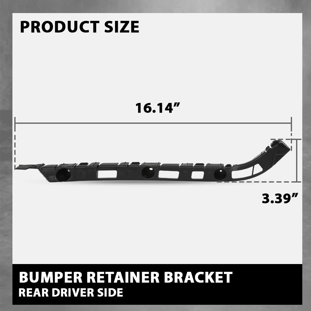 G-PLUS Bumper Retainer Bracket Rear Driver Side Compatible with Chevy Cruze 2011-2015 94833090, GM1142105