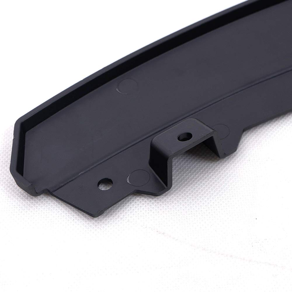G-PLUS Front Lip Splitter Kit Compatible with 2013-14 Ford Mustang(Not Fit GT500 & Shelby), Car Carbon Lip Splitter Chin Spoiler Body Kit,Black