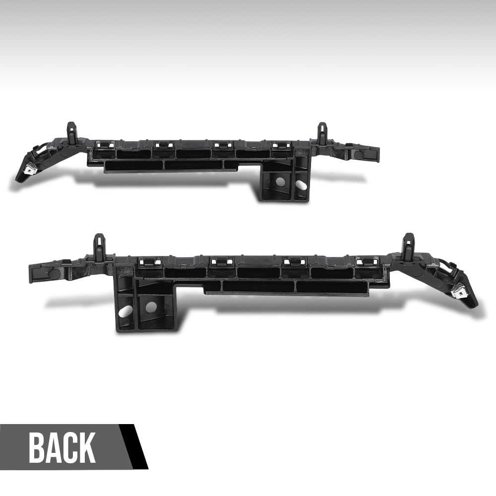 G-PLUS Bumper Bracket Set Front Left and Right Side Compatible with Cadillac XT5 (submodel: Base, Platinum) 2017 2018 2019, Fit Cadillac XT5 Livery 2021 2022 2023 84172893, 84172892 Black