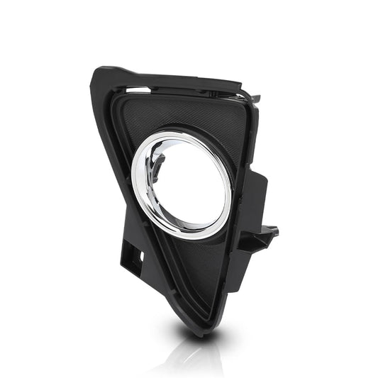 G-PLUS Fog Light Bezel Lamp Trim w/Chrome Left Driver Compatible with Toyota RAV4 2016-2018 520400R030