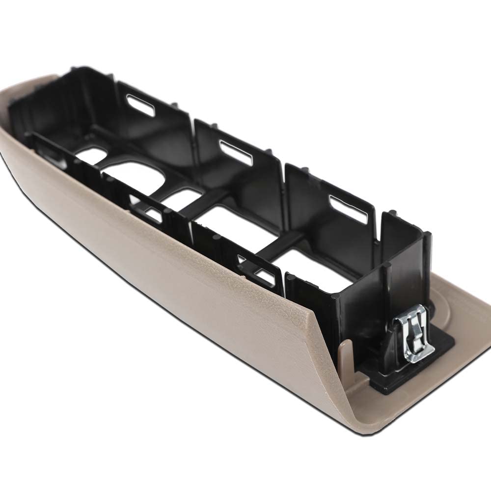 G-PLUS Window Switch Bezel Cover Compatible with Chevy Silverado/GMC Sierra 2003-2007,Fit Chevy Avalanche/Chevy Tahoe/GMC Yukon XL 2004-2006,Fit Chevy Suburban 2004-2007 89045119 89045127 Tan