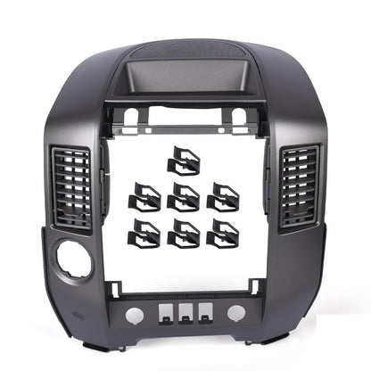 G-PLUS Center Dash A/C Instrument Panel w/Speaker Bezel Compatible with 04-06 Nissan Titan/05-06 Nissan Armada/2004 Nissan Pathfinder Armada