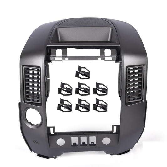 G-PLUS Center Dash A/C Instrument Panel w/Speaker Bezel Compatible with 04-06 Nissan Titan/05-06 Nissan Armada/2004 Nissan Pathfinder Armada
