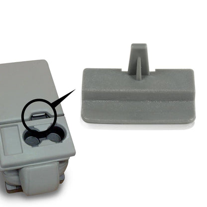G-PLUS Center Console Latch Jump Seat Lid Latch Compatible with Ford F150 2010-2018 Replacement for BL34-18672A66 ABS Plastic Light Gray
