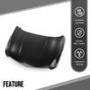 G-PLUS Front Hood Panel Compatible with Cadillac XT5 2017-2023 Black