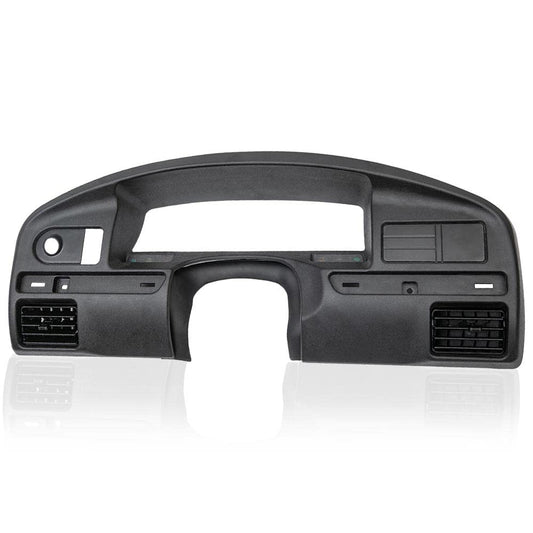 G-PLUS Dashboard Dash Panel Bezel, Compatible with Ford F150 F250 F350 Super Duty 1992 1993 1994 1995 1996 1997 W/Gas Engine Dash Cover ABS Plastic Adhesive