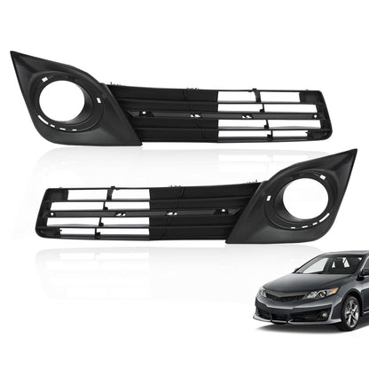 G-PLUS Fog Light Bezel Set Left and Right Compatible with 2012 2013 2014 Toyota Camry SE SE Sport 5212706290, TO1039149, 5212806290, TO1038149