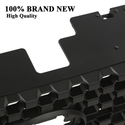 G-PLUS Front Bumper Grille Grill Compatible with 2014-2020 Toyota Tundra Front Honeycomb Matte black Bumper Grille Replacement