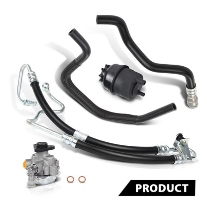 G-PLUS Power Steering Pump Kit Compatible with BMW E46 325Ci 325i 330Ci 330i 2000-2005, Fit LUK LF-20 (ID: LF 20) Power Steering Pumps Only