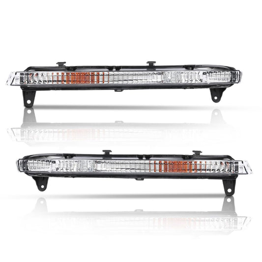 G-PLUS Parking Light Driver and Passenger Side Pair Compatible with Audi Q7 2007 2008 2009 4L0953041A, AU2530103, 4L0953042A, AU2531103 Black