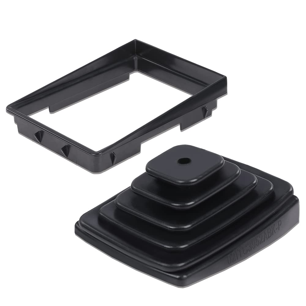 G-PLUS Shifter Boot & Retainer Bezel Kit Compatible with Jeep TJ Wrangler 1997-2004 Transmission Shift Bezel Shifter Boot Kit 53000056 52078558