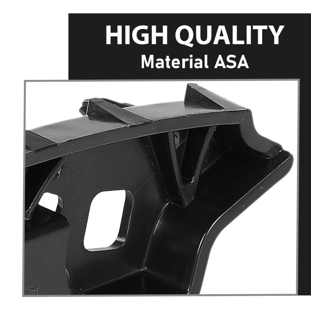 G-PLUS Front Bumper Support Bracket Set Compatible with Ford Escape 2020-2024 FO1042162, FO1043162, LJ6Z17C947A, LJ6Z17C946A Black 2PCS ASA