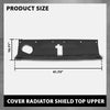 G-PLUS Radiator Shield Cover Top Upper Compatible with Hyundai Palisade 2020-2022 86391S8000 Black