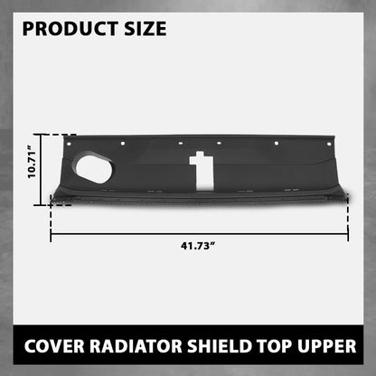 G-PLUS Radiator Shield Cover Top Upper Compatible with Hyundai Palisade 2020-2022 86391S8000 Black