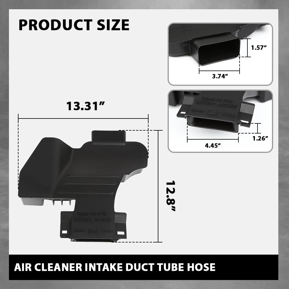 G-PLUS Air Cleaner Intake Duct Tube Hose Compatible with Jeep Patriot 2011-2017 With 2.0L & 2.4L Engine,Compatible with Jeep Compass 2011-2017 With 2.0L & 2.4L Engine 4593913AB