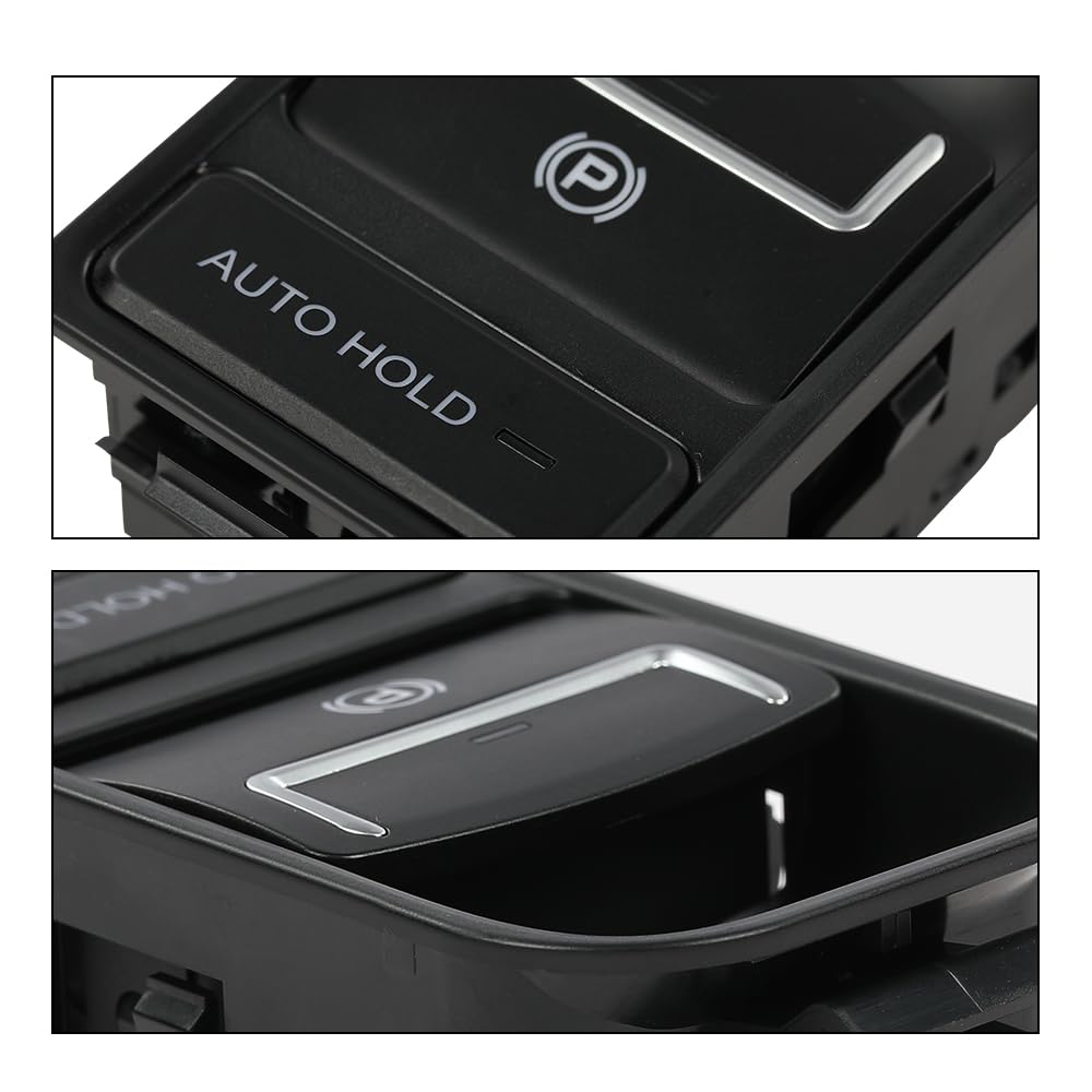 G-PLUS Black Parking Brake Automatic Switch Compatible with VW Tiguan 2008-2015/VW Sharan 2011-2016/Seat Alhambra 2011-2015 5N0927225A
