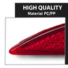 G-PLUS Pair Rear Bumper Reflector, Compatible with Ford Mustang EcoBoost 2015-2017, LH Driver & RH Driver Side 2PCS, FR3Z15A448A, FR3Z15A449A
