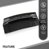 G-PLUS Front Bumper Tow Hook Cover Skid Plate Compatible with Range Rover Evoque 2012-2015