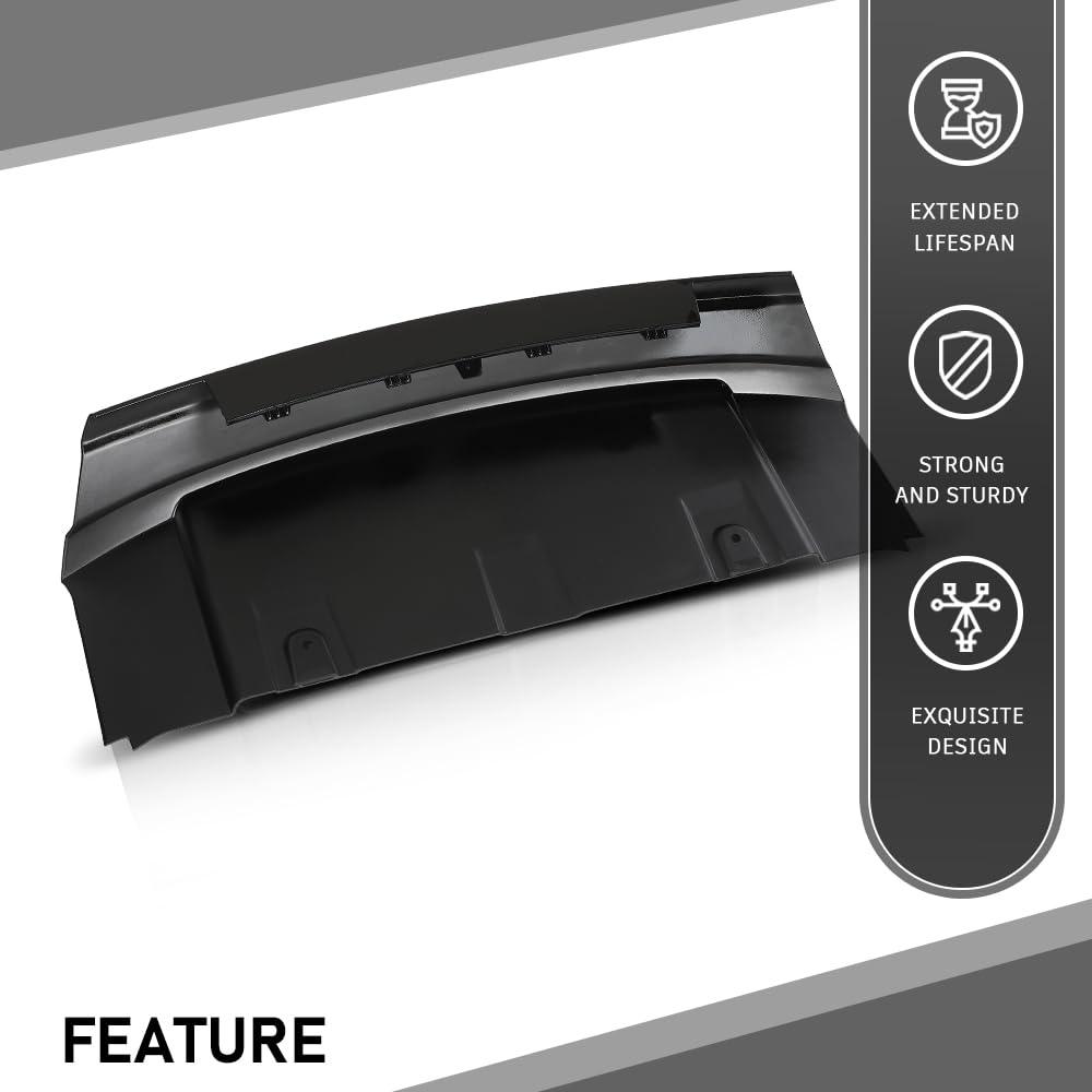 G-PLUS Front Bumper Tow Hook Cover Skid Plate Compatible with Range Rover Evoque 2012-2015